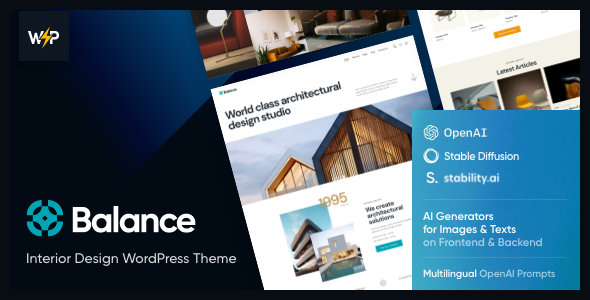 Balance - Interior Design WordPress Theme Logo